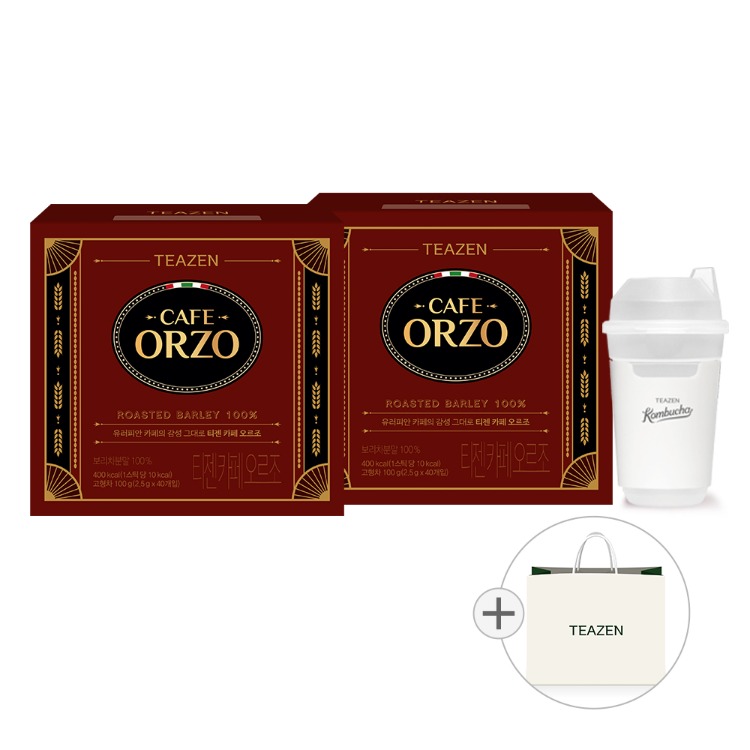 Teazen Набор "Кафе Ячмень" с чашкой, 80 стиков