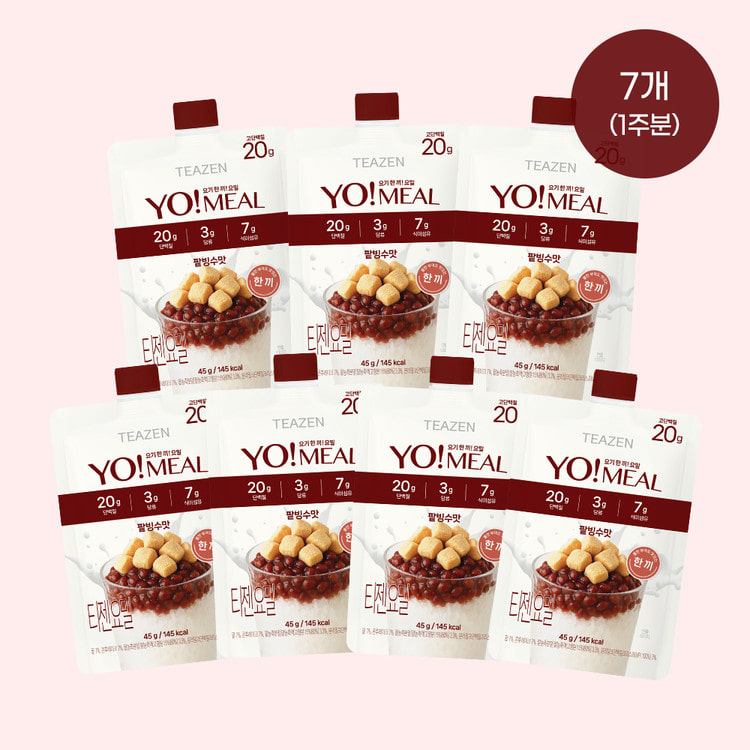 Teazen Протеиновый коктейль со вкусом красной фасоли и биггу, 7 стиков
