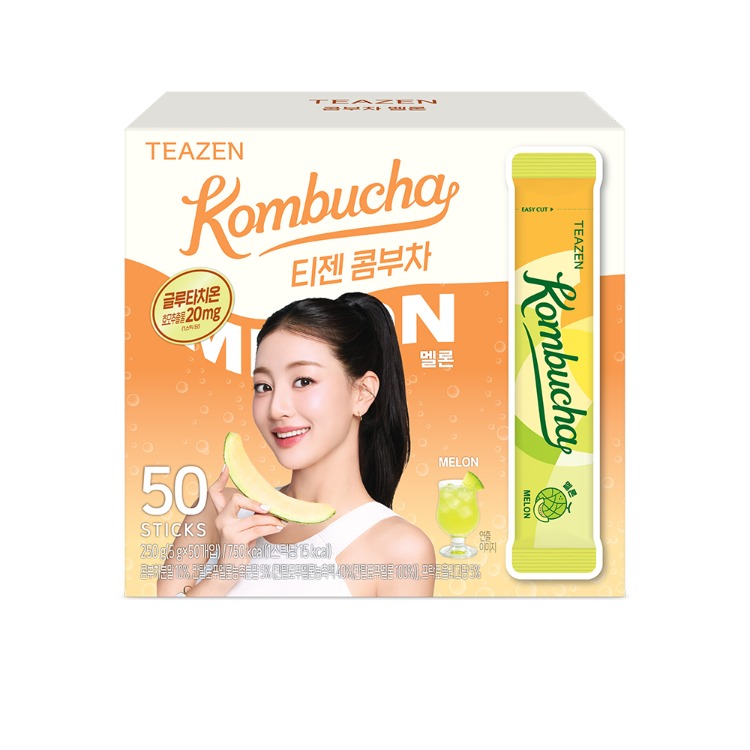 Teazen Комбуча Дыня, 50 стиков