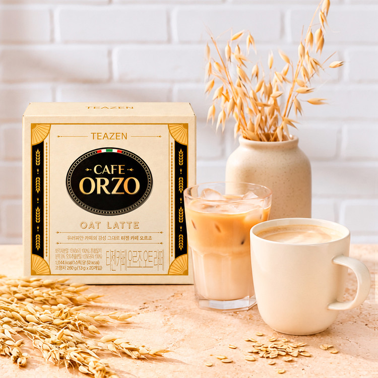 Teazen Кафе Ячмень Овсяной Латте, 20 стиков