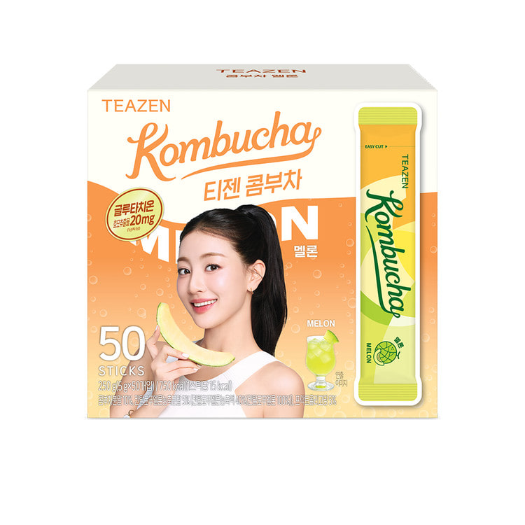 Teazen Комбуча Дыня, 50 стиков
