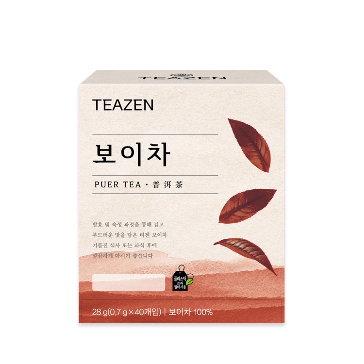 Teazen Пуэр, 40 чайных пакетиков