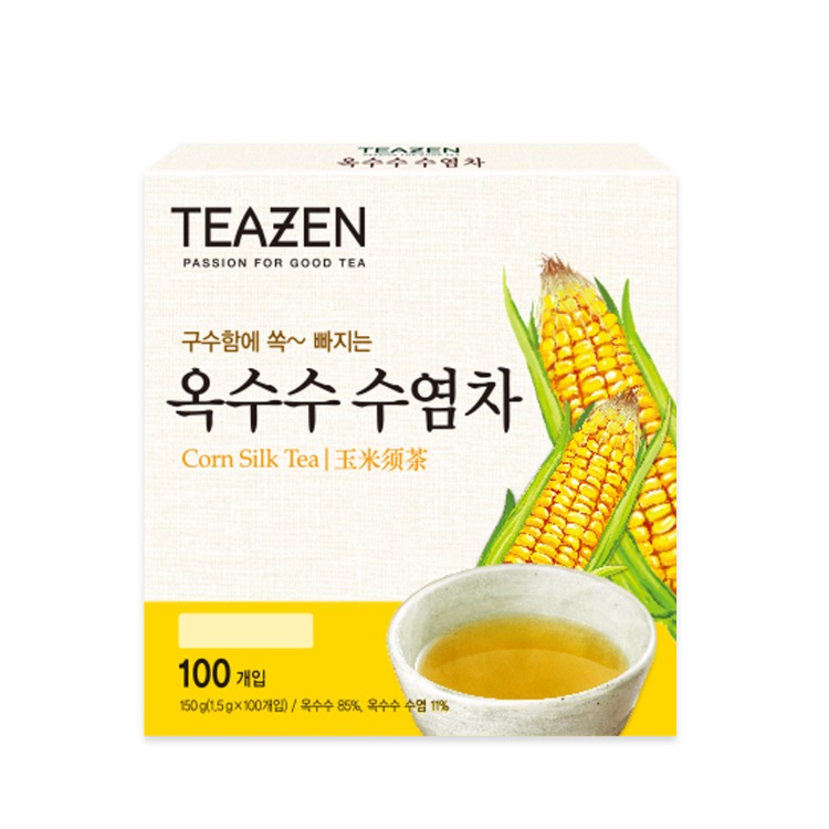 Teazen Кукурузный чай, 100 чайных пакетиков