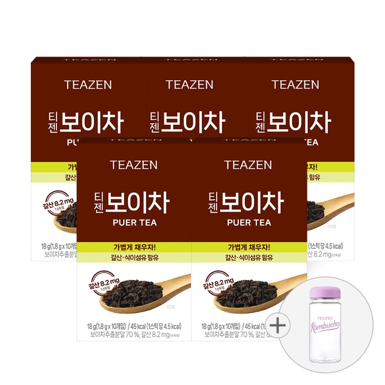 Teazen Пуэр стики с бутылью, 50 стиков