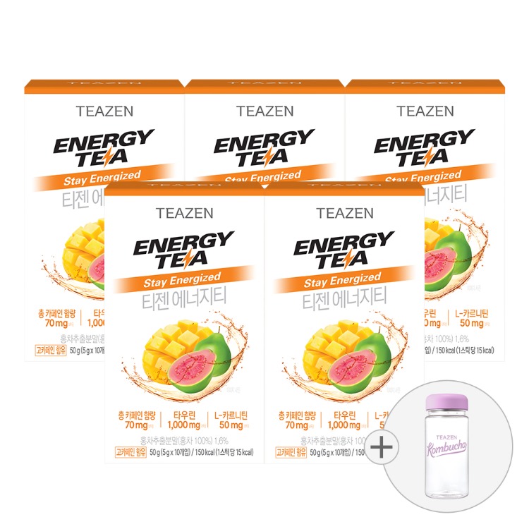 Teazen Energy Tea 50 стиков + Эко бутылка